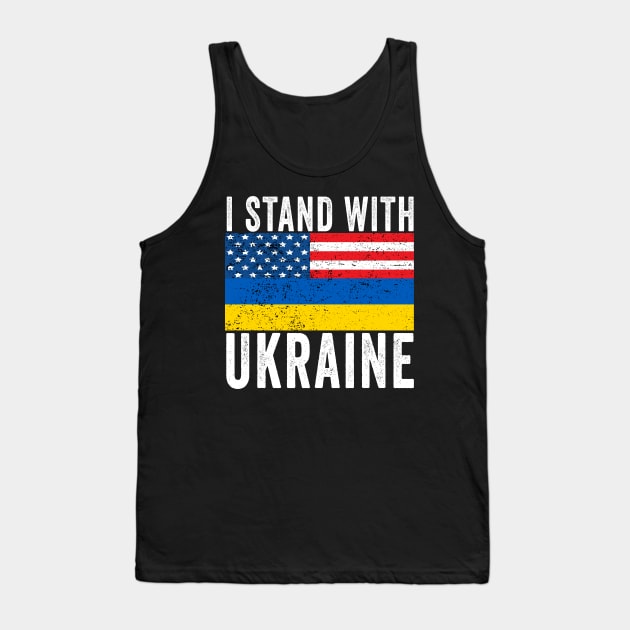 I Stand With Ukraine Tank Top by UniqueBoutiqueTheArt